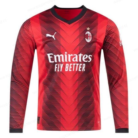 AC Milan Home Long Sleeve Football Shirt 23/24