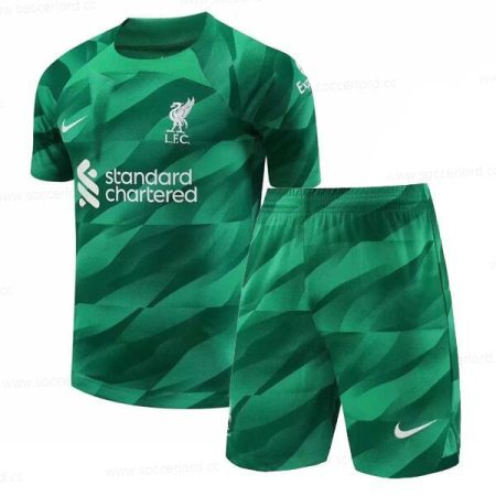 Liverpool Green Goalkeeper Kids Football Kit 23/24