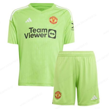 Manchester United Home Goalkeeper Kids Football Kit 23/24