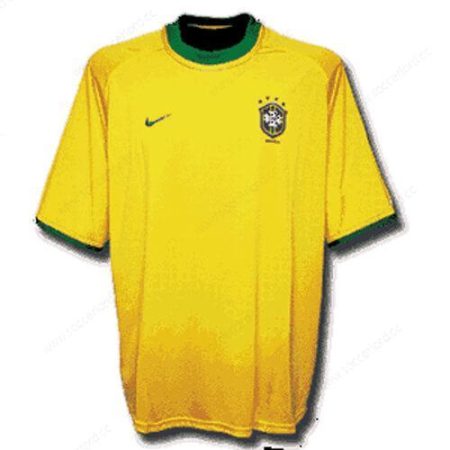 Retro Brazil Home Football Shirt 2000