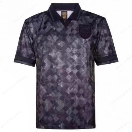 Retro England Blackout Football Shirt 1990