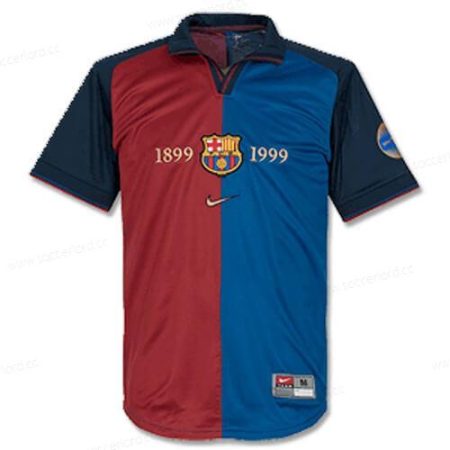 Retro FC Barcelona Centenary Home Football Shirt 1999