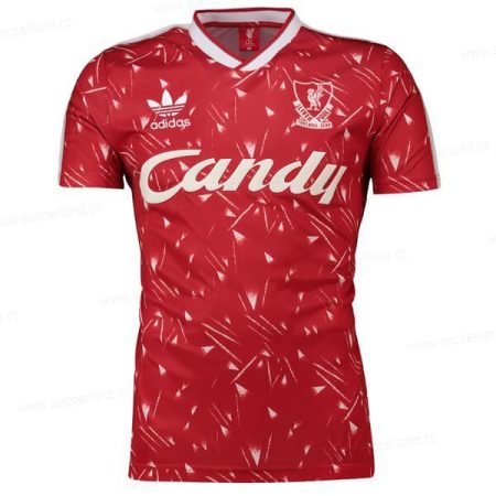 Retro Liverpool Candy Home Football Shirt 89/91