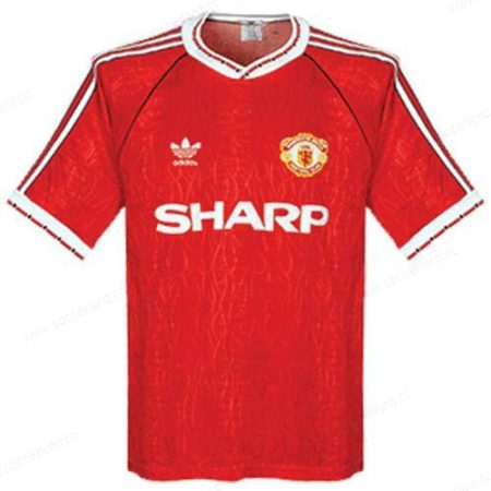 Retro Manchester United Home Football Shirt 90/92