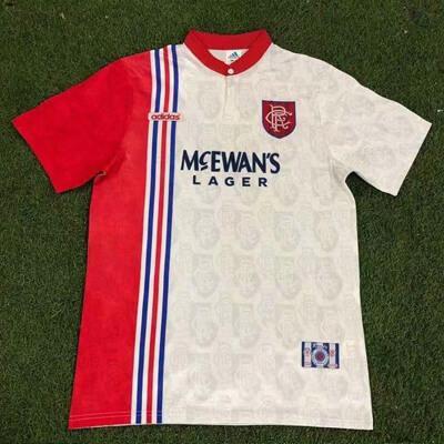 Retro Rangers Away Football Shirt 96/97
