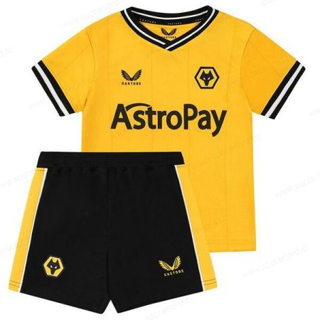 Wolverhampton Wanderers Home Kids Football Kit 23/24